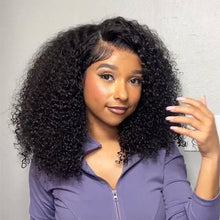 250% Density Popping Curly HD Lace Front Wigs Pre bleached Glueless Ready To Go Human Hair Wigs