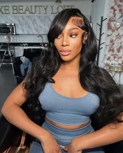 Full 13x6 Lace Frontal Wig Skin Melt HD Lace Wig Body Wave Pre Plucked & Bleached Glueless Wig