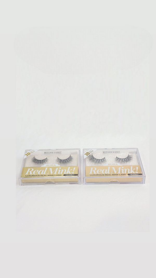 Luxurious Real Mink Lashes 3D Bundle