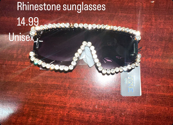 Rhinestone Sunglasses for Unisex