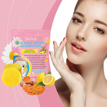 40/50pcs Turmeric Kojic Acid Cleansing Pads Exfoliating Pads Facial Sponges For Cleansing Exfoliating Daily Cleansing Skin Care