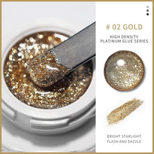 GoldLuxe Mirror Gel Polish Kit – Glitter & Art for French Tips