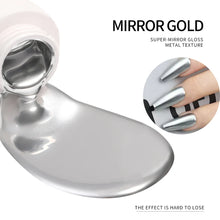 GoldLuxe Mirror Gel Polish Kit – Glitter & Art for French Tips