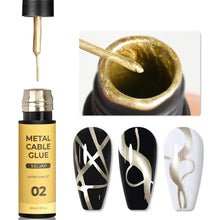 GoldLuxe Mirror Gel Polish Kit – Glitter & Art for French Tips