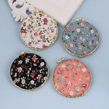 FloraGlow Compact Mirror – Portable Two-Sided Makeup Mirror