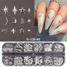 StarGlam 3D Gold Nail Studs – Sparkle & Shine Charms