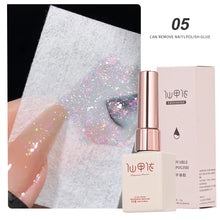 GoldLuxe Mirror Gel Polish Kit – Glitter & Art for French Tips