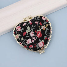 FloraGlow Compact Mirror – Portable Two-Sided Makeup Mirror