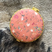 FloraGlow Compact Mirror – Portable Two-Sided Makeup Mirror