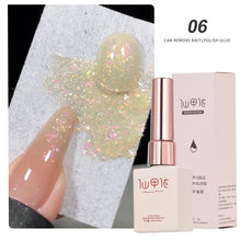 GoldLuxe Mirror Gel Polish Kit – Glitter & Art for French Tips