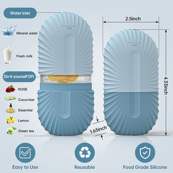 ChillGlow Ice Roller & Pore-Perfecting Massage