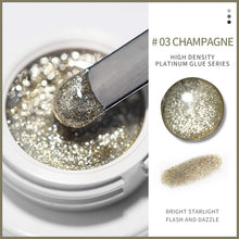 GoldLuxe Mirror Gel Polish Kit – Glitter & Art for French Tips