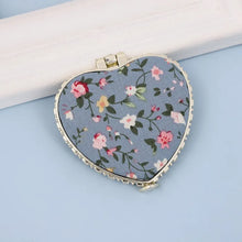 FloraGlow Compact Mirror – Portable Two-Sided Makeup Mirror