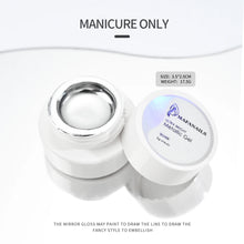 GoldLuxe Mirror Gel Polish Kit – Glitter & Art for French Tips