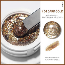 GoldLuxe Mirror Gel Polish Kit – Glitter & Art for French Tips