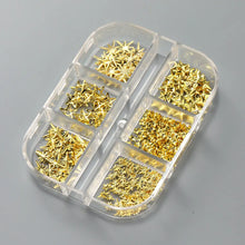 StarGlam 3D Gold Nail Studs – Sparkle & Shine Charms