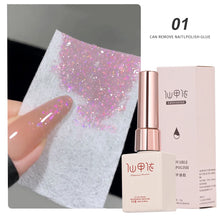 GoldLuxe Mirror Gel Polish Kit – Glitter & Art for French Tips
