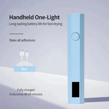 QuickDry Pro Mini Nail Dryer – USB Rechargeable UV/LED Lamp