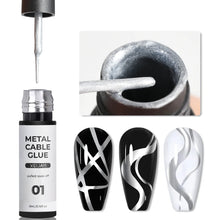 GoldLuxe Mirror Gel Polish Kit – Glitter & Art for French Tips