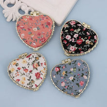 FloraGlow Compact Mirror – Portable Two-Sided Makeup Mirror