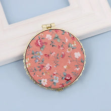 FloraGlow Compact Mirror – Portable Two-Sided Makeup Mirror